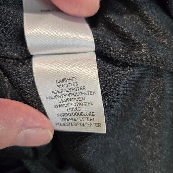 Laundry Shelli Segal Zipper Front Dress Sz10 Bodycon Multicolor Office Siren - Picture 9 of 10